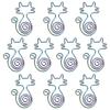 10PCS Paper Clip Animal Colorful Cat‑Shape Creative Portable for Office Home File Notebook