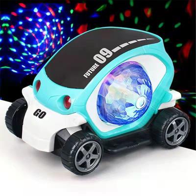 Elektrisches Sound- und Licht-Tanzspielzeug für Kinder, automatische Laufmusik, Baby-Cartoon-Spielzeugauto für Jungen und Mädchen im Alter von 1-2-3 Jahren