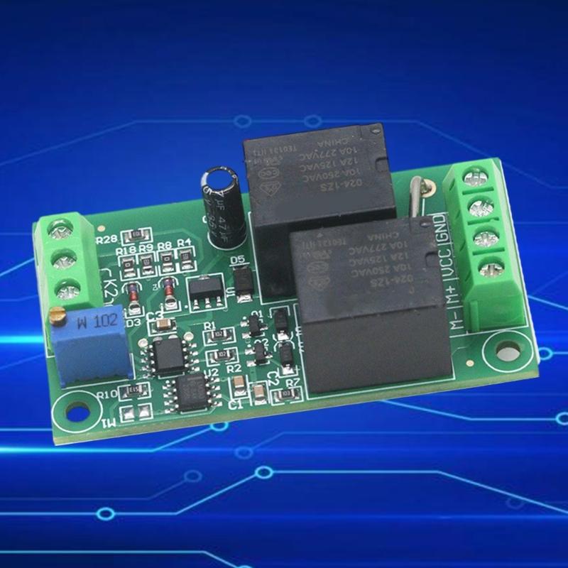 Reversible DC24V Motor Driver Control Board with Adjustable 0.2A-10AOutput Overcurrent Protections for Motor Application