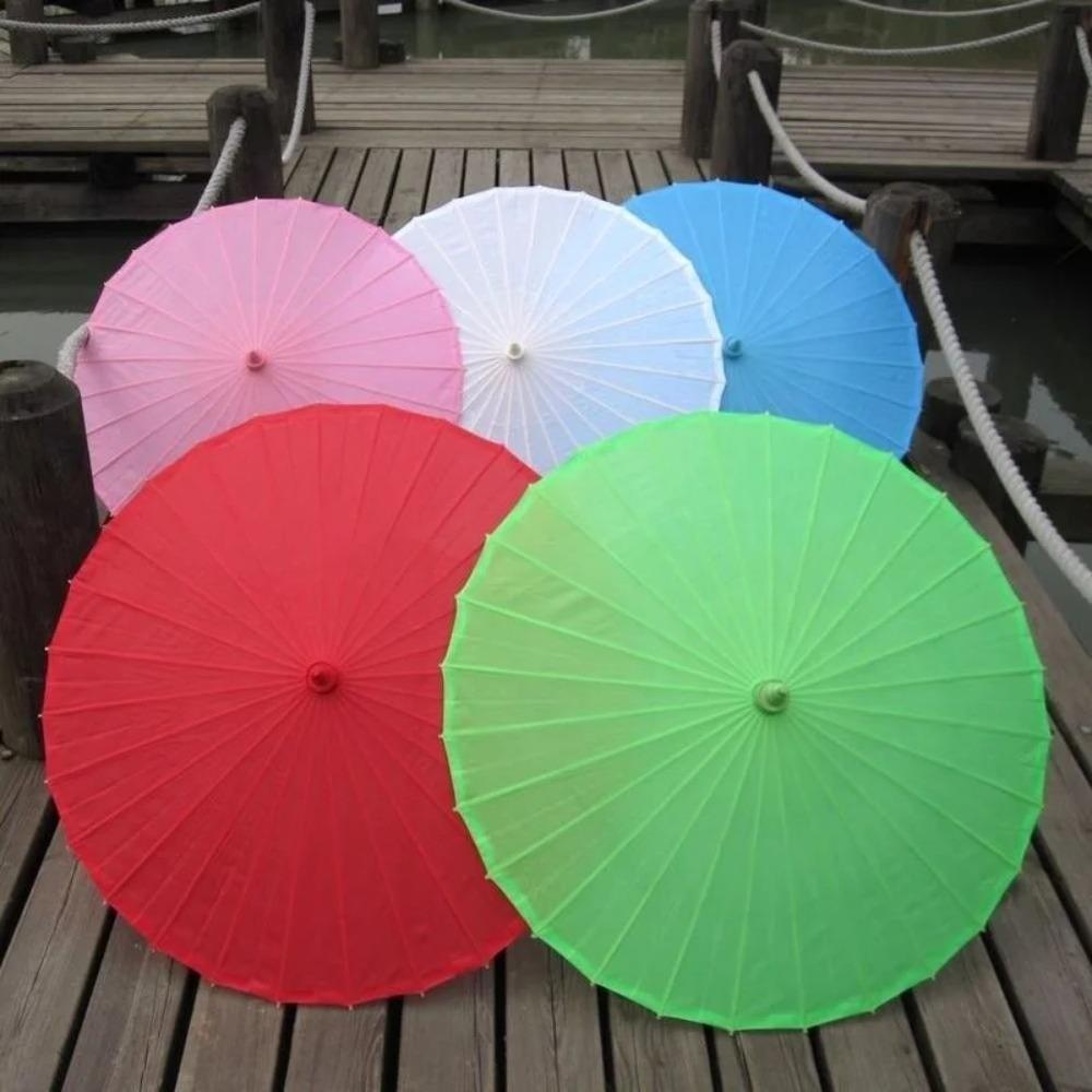 Kids Painting Paper Umbrella DIY Blank Paper Umbrella Handmade Paper Umbrella  Wedding Decoration