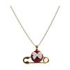 Romantic Minimalist Red Rose Floral Pendant Rose Flower Pendant Floral Pendant Dainty Rose Jewelry Gift