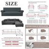 Stretch Jacquard Sofa Covers 1 2 3 4 Seater Couch Cover for Living Room Thick Sofa Slipcovers for Pets Kids Furniture Protector