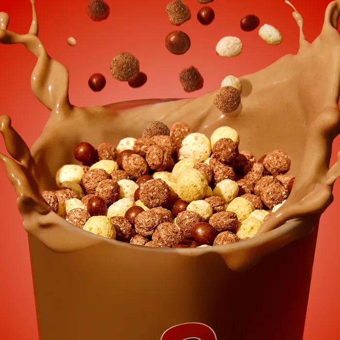 [0g Sugar Range] Crunteen Crunchball Protein Shake Choco Is Back 1 Box 50g x 5 Packets