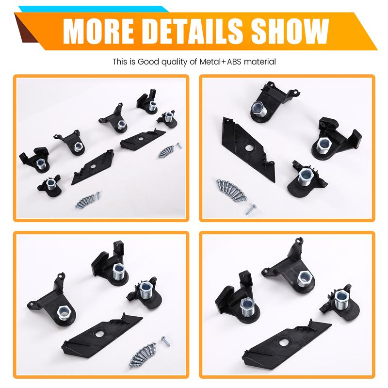 L10A Scheinwerfer Reparatur Satz Schraube Clip Scheinwerfer Halterung Für VW Passat Limousine/Kombi(365) an Version 3AA998226 3AA998225