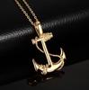 1pc Stainless Steel Vintage Anchor Pendant Necklace, Suitable For Everyday Wear