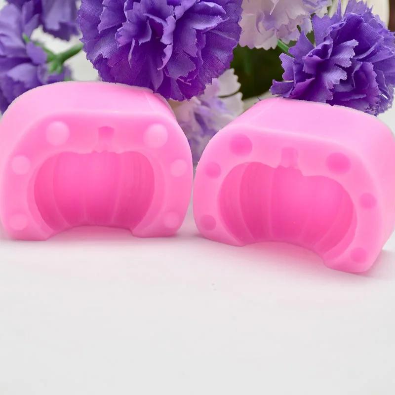 

DIY инструменты для выпечки тыква ароматерапия украшение автомобиля пластырь силиконовая форма помадка силиконовая форма розовый