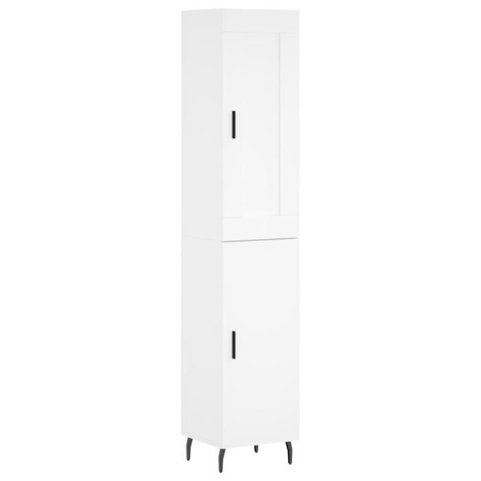 VidaXL Highboard White 34.5x34x180 Cm Engineered Wood 3200145