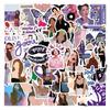 55 Olivia Rodrigo GUTS Stickers: Waterproof Decals for Decoration, Stationery, Water Bottles, and Computers