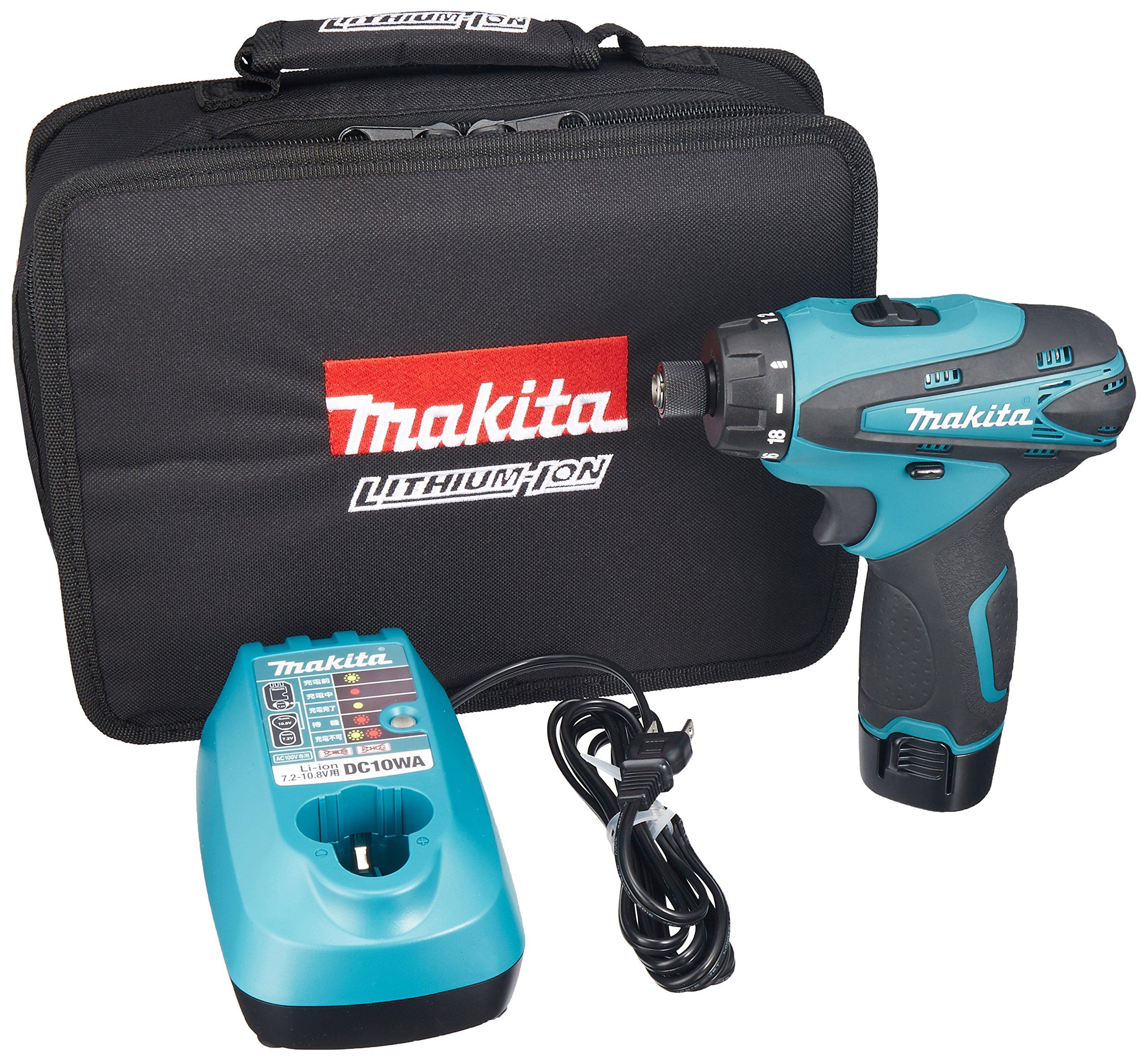 

Makita Cordless Driver Drill DF030DWSP 1 Battery [Includes (BL1013)] зелёный