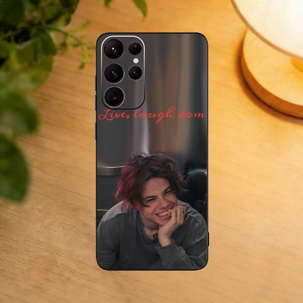 Y-Yungbluds Singer YB-B Phone Case For Samsung S25,24,23,22,30,21,10,9,Ultra,Plus,Lite Soft Black Case