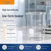 High Temperature Resistant Borosilicate Glass Beaker with Graduations - Laboratory Measuring Cup