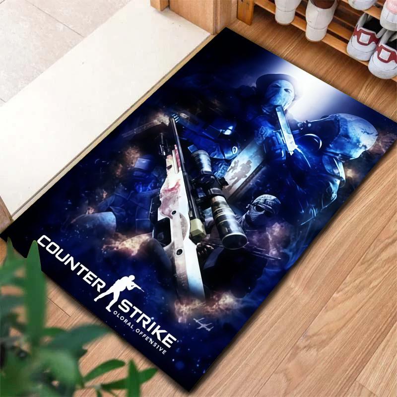 Csgo2 Carpet Rug for Living Room Bedroom Home Sofa Decoration,Kids play Nonslip Floor Mat