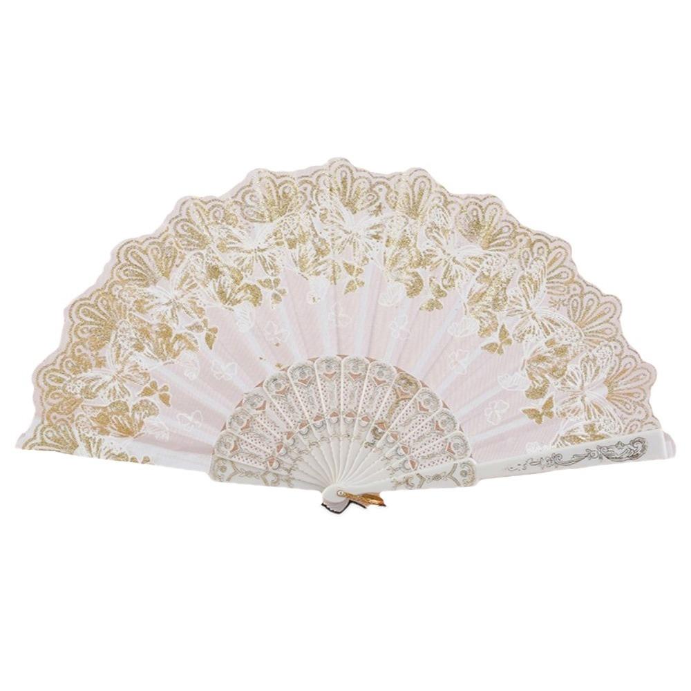 Handgehaltener Dekofächer Spitze Handfächer Fotografie Requisiten Tanzfächer Hanfu Zubehör