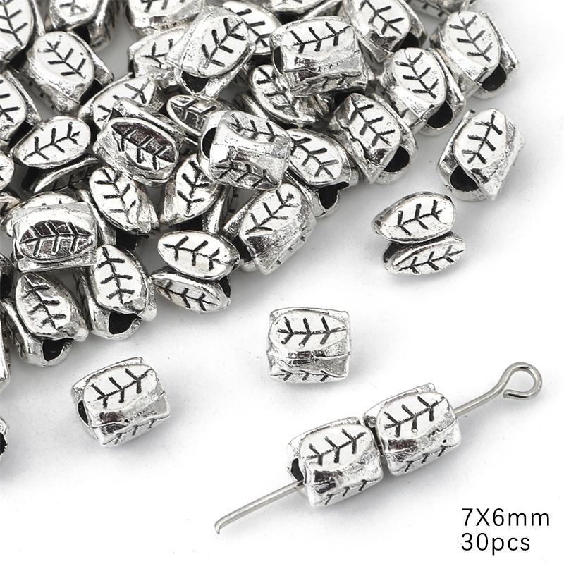 10-50 stk Legering Hjerte Butterfly Anheng Charms Shell Leaves Perler For DIY Armbånd Å gjøre smykker Funn