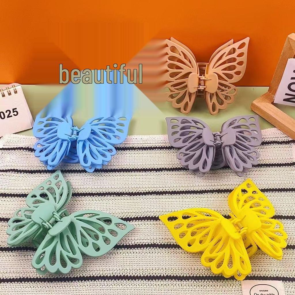 Elegante Pinza per Capelli a Doppia Struttura a Forma di Farfalla - Pinza a Squalo di Alta Qualità per Donne