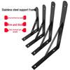 Stainless Steel Wall-Mounted Tripod Bracket for Load-Bearing Support and Partition Fixing