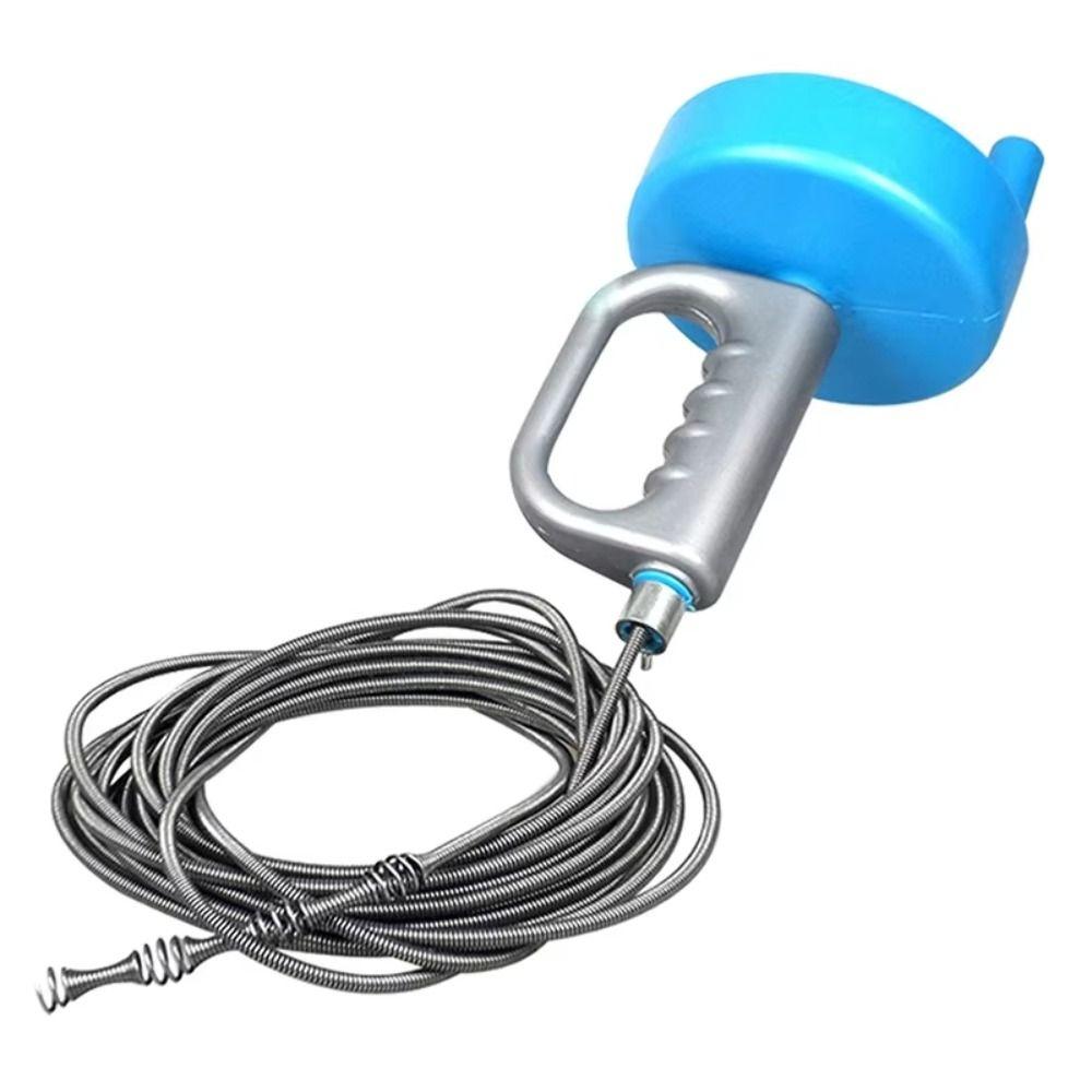 Handheld Sewer Pipe Plunger Dredge Extendable Clogged Remover Dredging Tool Pipe Plunger  Toilet