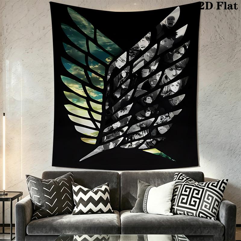 Attack Titan Wall Tapestry Tapestry Fashion Print Wallmounted Wall Decoration Work Of Art Wall Covering Decoration