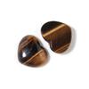 5pcs Heart Stone Cabochon 15x18mm Natural Stone Flatback Cameo Loose Beads For Jewelry Making DIY Pendants Necklace Accessories