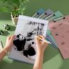 A4 Student Cartoon Writing Hard Pad, File Test Paper Information Large Board Folder, Stationary Clipboard Folder Office Supplies