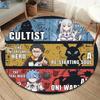 Re Zero Round Area Rug Carpet Rug For Living Room Bedroom Sofa Playroom Decor Nonslip Floor Mat