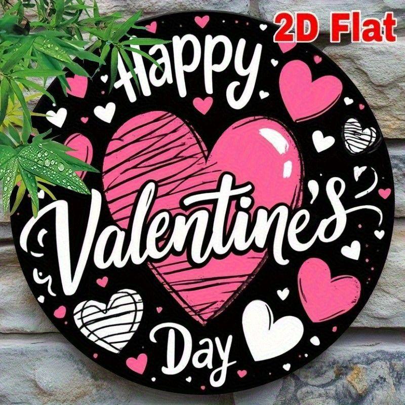 Metallschild im Valentinstags-Thema für Bar, Café, Restaurant