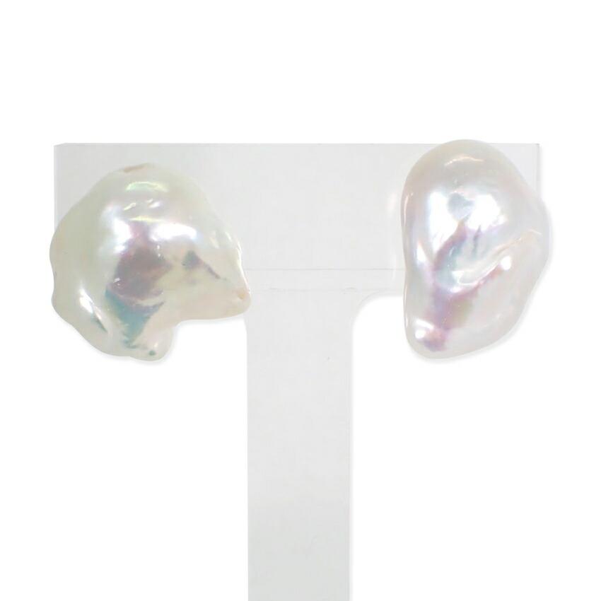 

[New] Pt900 Freshwater Pearl Stud Earrings/j33-6