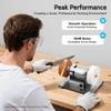 Speed Adjustable Electric Grinder Machine Sturdy Base Dual Wheel Grinder  Home Use