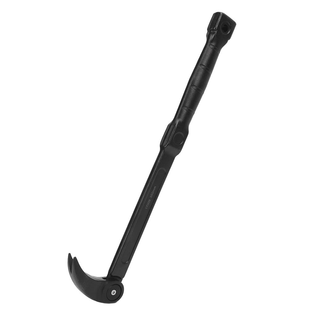 Brekkjernverktøy 14 tommer 180 grader Rotasjon Justerbar vinkel CR V Stål Dekkbrekkjern for Kjøretøyreparasjon