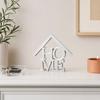 Letrero de Mesa para el Hogar Impreso en 3D, Letrero de Letras Moderno Independiente para el Hogar, Letrero Decorativo de Palabras para Mesa, Regalo de Inauguración para Casa Nueva