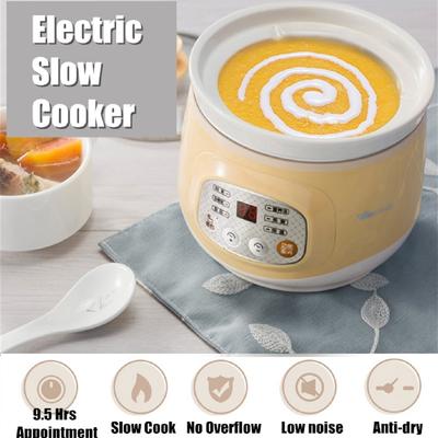 Ceramic Fully Automatic Soup Pot Congee Bird's Nest Stew Pot Mini Multi-function Safe Slow Cooker Electric Slow Cooker