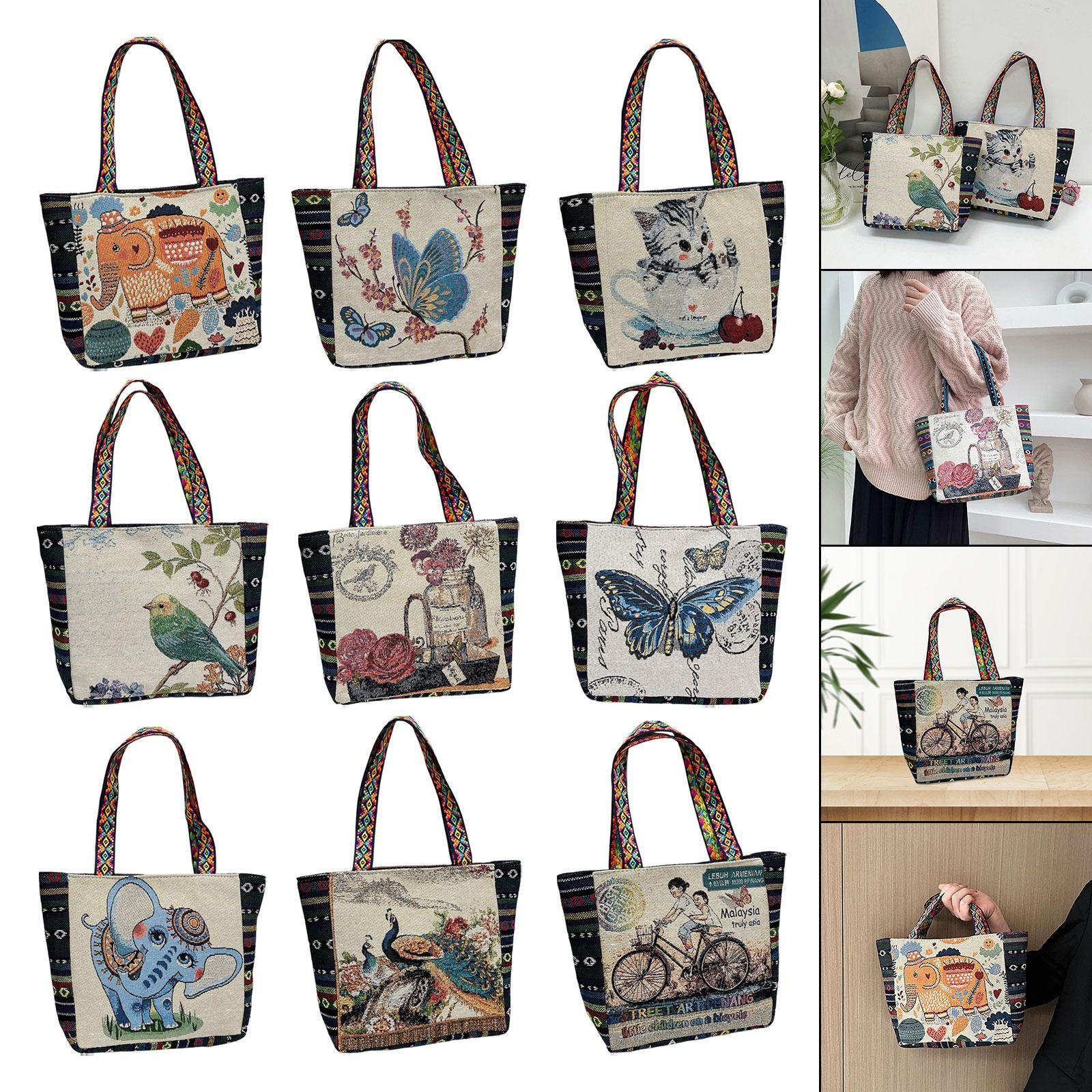 Женская холщовая сумка на плечо — фото 3