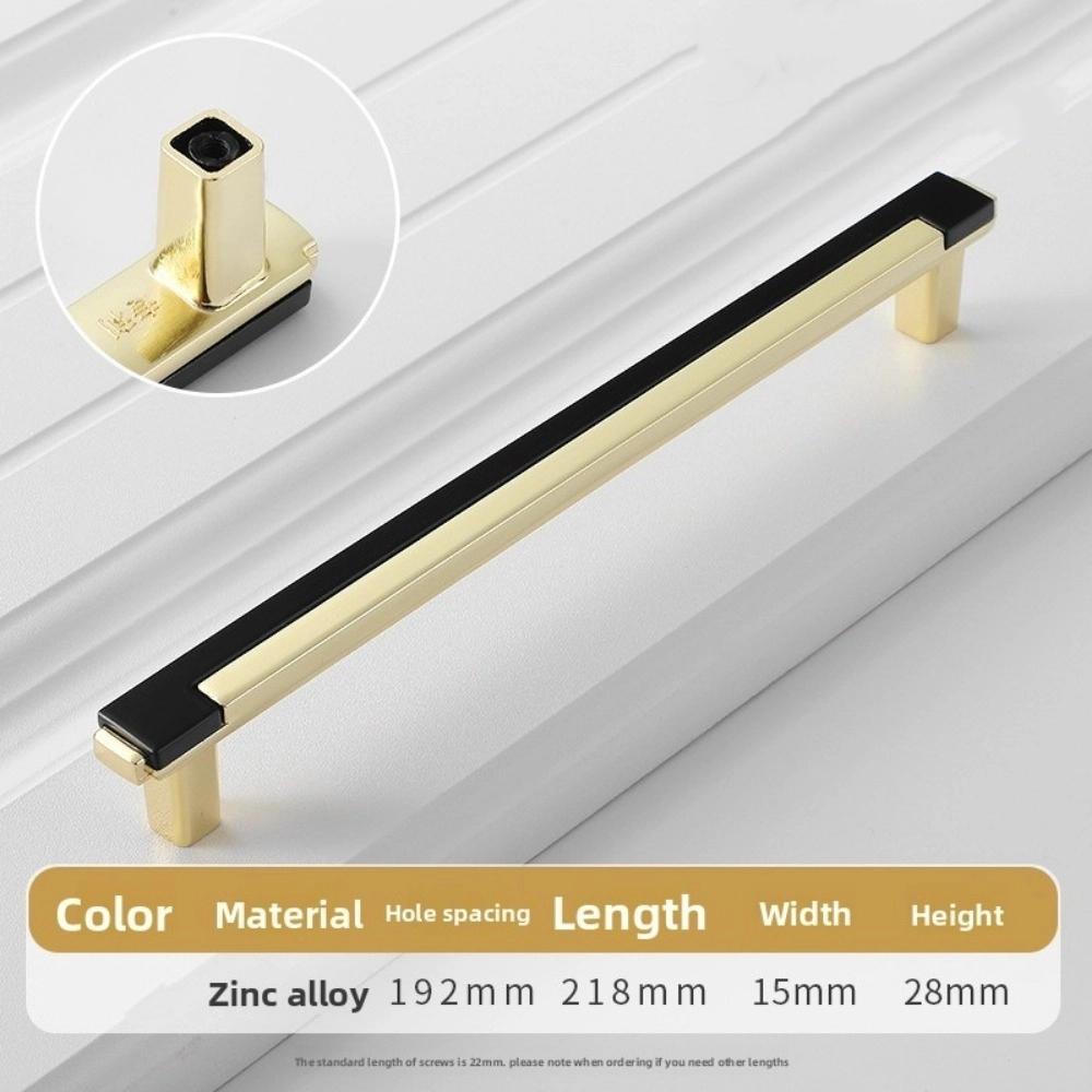 Double-colors Cabinet Pull Zinc Alloy Drawers Pull Simple Kitchen Cabinets Handle Cabinet Hardware
