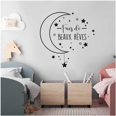 [Q9523] - Sheet of Stickers 'Messages' (Sweet Dreams) - 50x70 Cm