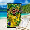 Big Stage Soccer Legend Beach Towel - Soft, Absorbent Microfiber, Lightweight, Ideal for The Beach, Parties, Travel, Camping fan gifts