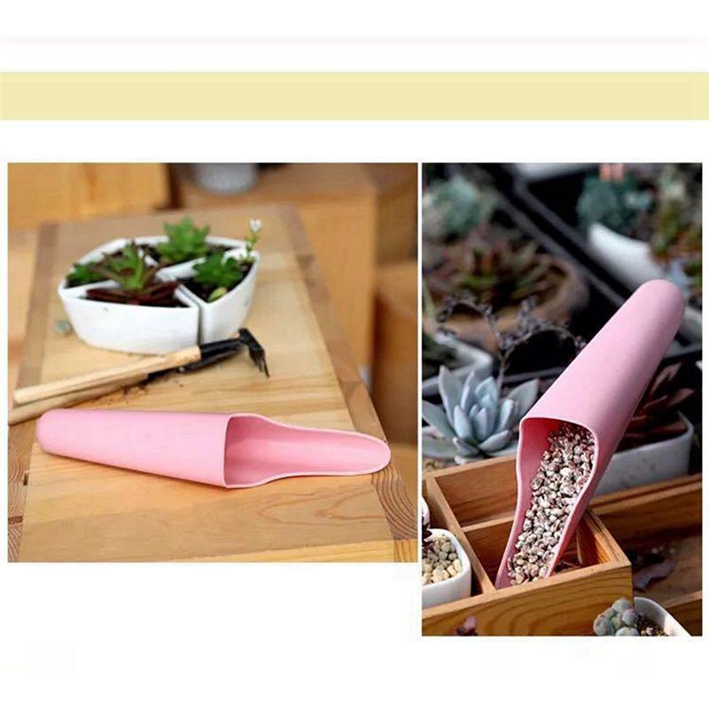 AEE4-Gardening Tools Soil Scoop Cultivation Bucket Utility Plastic Digging Style Shovel Succulent New Plastic Bucket Shovel
