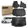 ElitingCar Compatible with New 2023 Floor Mats and Luggage 3D Trunk Antibacterial TPE Easy Interior Easy Set 2nd Rows Luggage Honda's N-BOX JF5/JF6