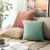 Design Pleated Velvet Cushion Cover 45x45cm Decorative Sofa Pillow Cover Pillowcase Solid Luxury Pattern Cushion