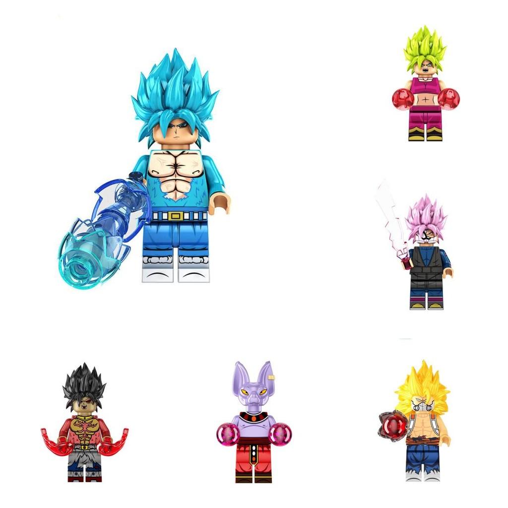 Kf6181a And Kf6182a Dragon Ball Mini Figurines Colorful Building Block Toys Set
