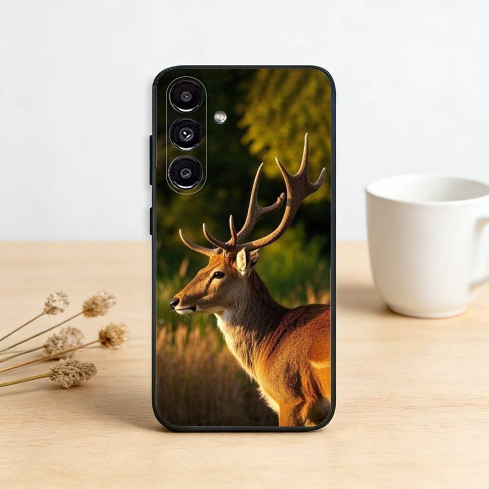 D-deer Hunting     Phone Case For Samsung Galaxy A91,80,73,72 ,71,53,52,32 ,31,22,21s,20,Soft Black Case