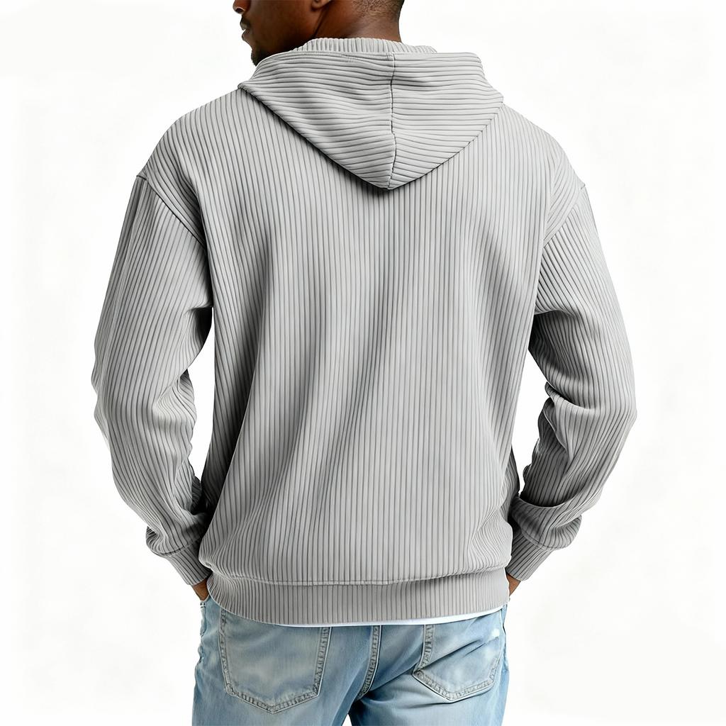 Herren Sweatshirt Colorblock Langarm Stehkragen Golfshirts Mock Neck Freizeitpullover Top