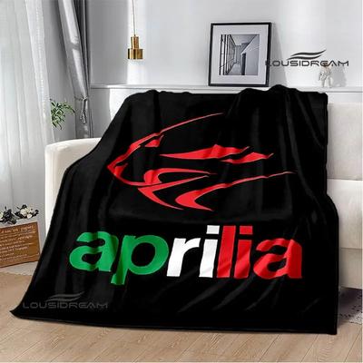 Mantas Lisas con Logo de Motocicleta Aprilia Moda Manta Cálida Manta Suave y Cómoda Mantas para el Hogar y Viajes Regalo de Cumpleaños