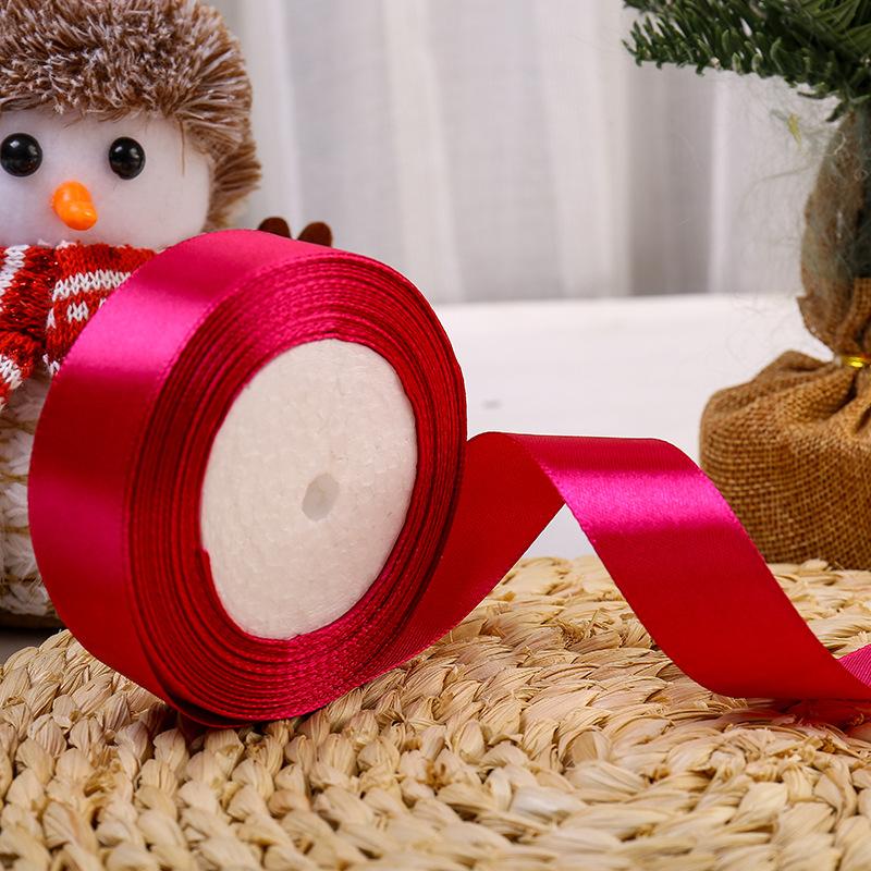 2.5Cm Polyester Webbing, Cake Gift Packaging Bouquet Material Fruit Ribbon Ribbon