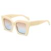 New trendy versatile sunglasses, high-end European and American simple square versatile men's and women's sunglasses