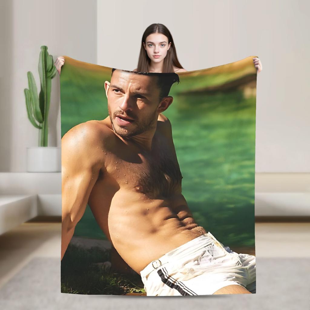 Jonathan Bailey Blanket  Travel Flannel Throw Blanket For Couch Bed Super Soft Design Quality Bedspread Gift Idea