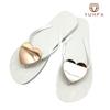 Heart-Shaped Flip-Flops: PVC Breathable Soft Sole Women's Casual Holiday Slippers