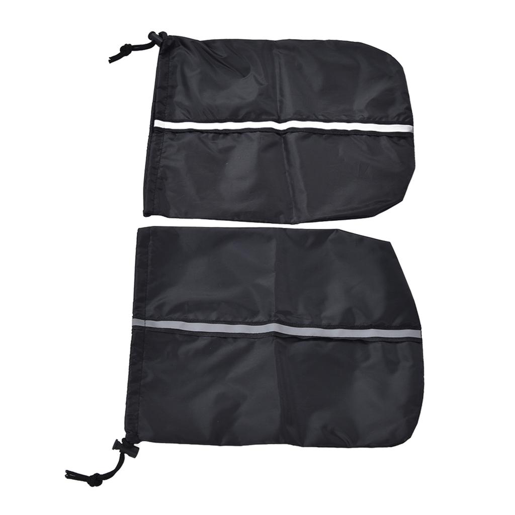 33x27cm Universal Car Mirror Cover Side View Mirror Cover Black Auto Rearview Protection Protector