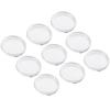 100Pcs Clear Plastic Coin Capsules for Collectors Round Storage Boxes with Double Protection Against Oxidation