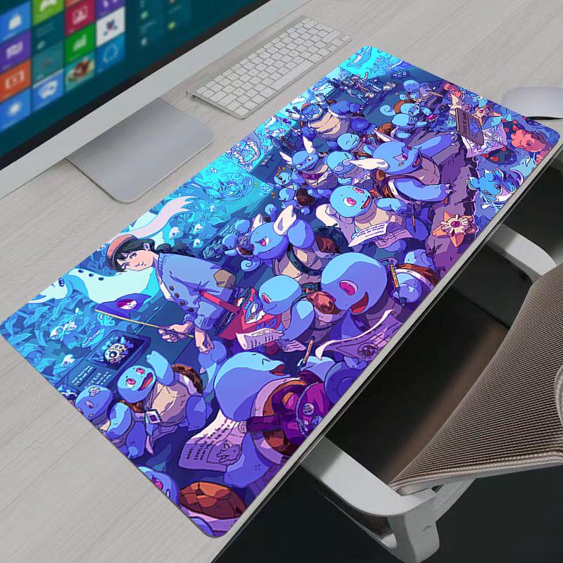 Pokemon Pikachu Mouse Pad Gamer PC Computer Large x XXL Desk mat Keyboard Anime Gaming Accessories Mousepad Carpet