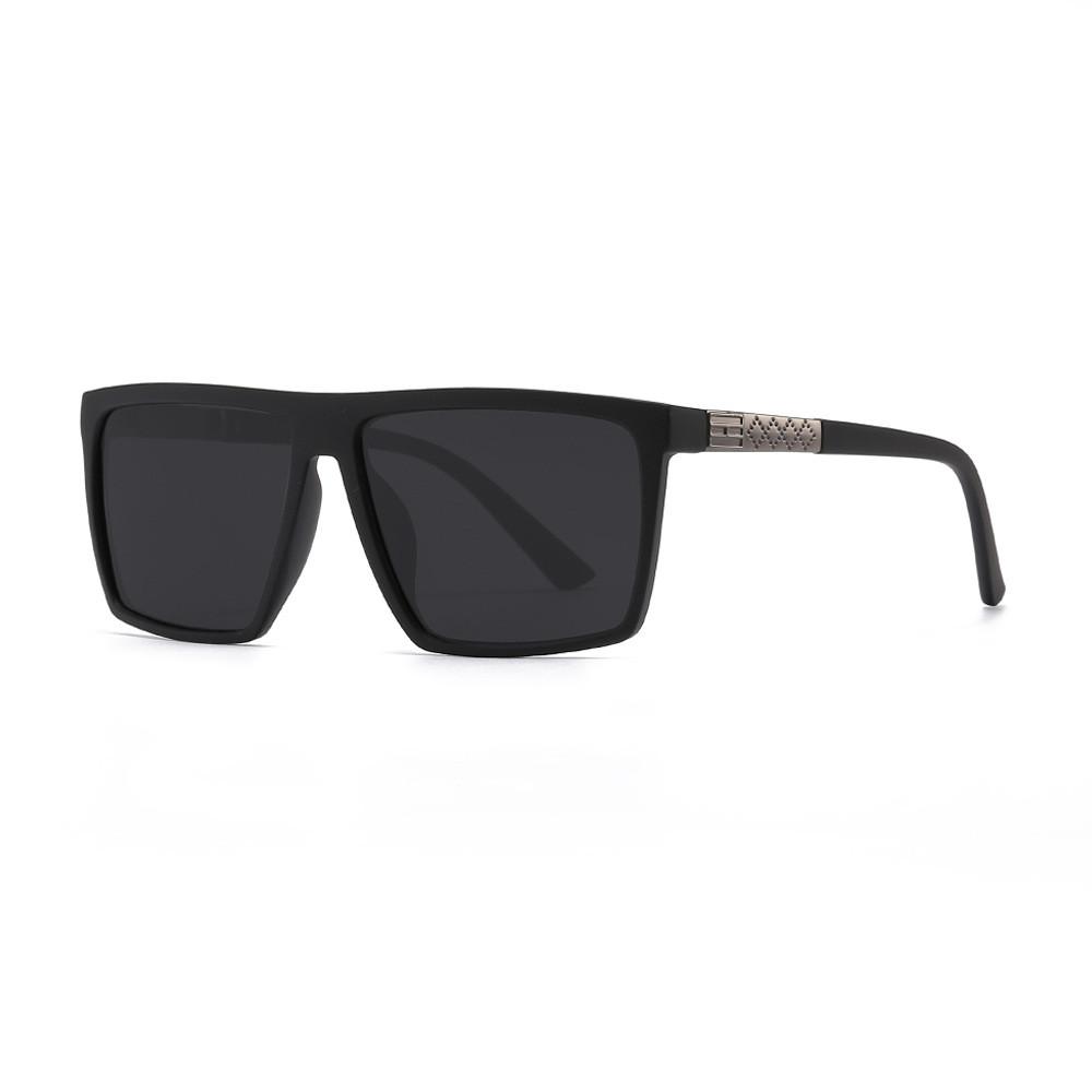 Retro Square Polarized Sunglasses For Men Uv400 Protection Outdoor Sports StyleA